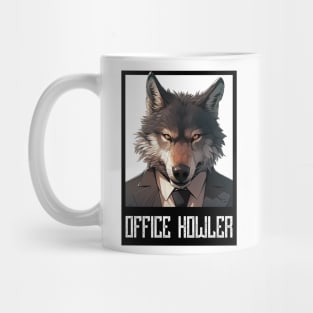 Office Howler. A wolf of business Mug